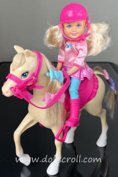 Mattel - Barbie - Barbie & Her Sisters in a Pony Tale - Chelsea & Pony - кукла